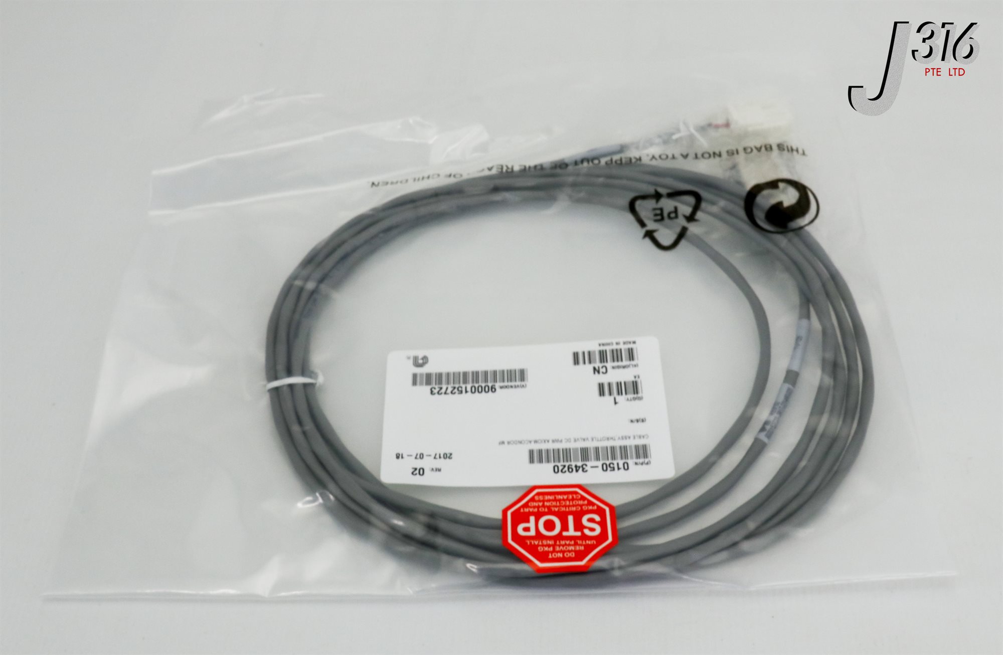 その他 N 20940 APPLIED MATERIALS CBL ASSY THROT VLV DC PWR AXIOM-ACONDOR